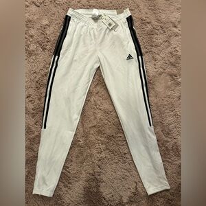 Adidas Women’s White and Black Joggers